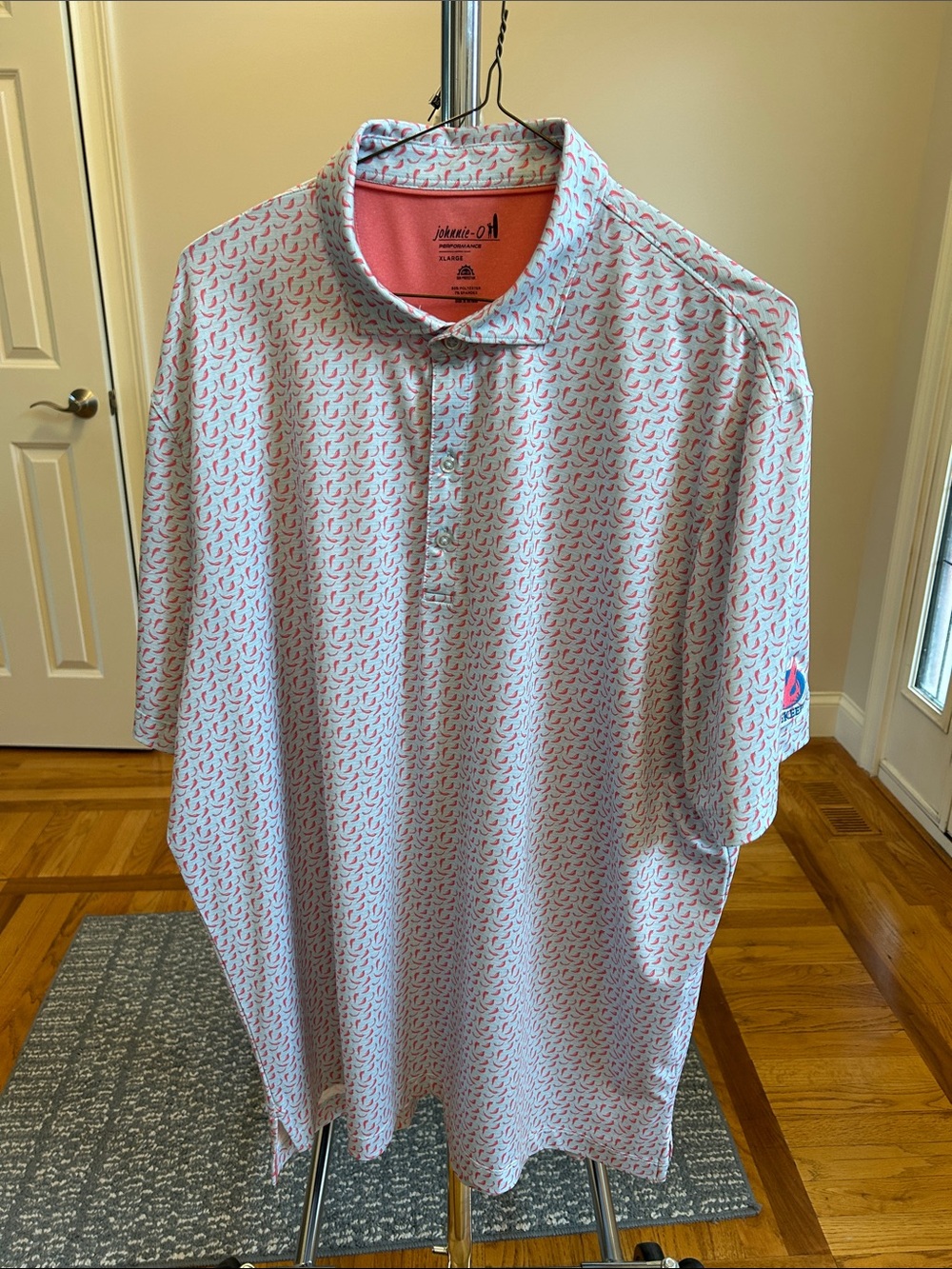 Johnnie-o Light Blue Men's Polo